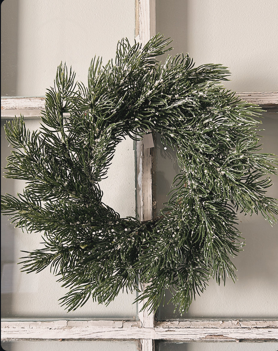 Faux Pine Christmas Wreath